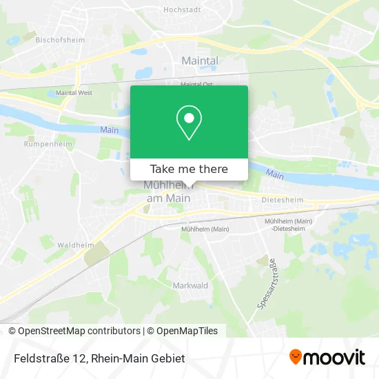 Карта Feldstraße 12