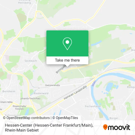 Карта Hessen-Center (Hessen-Center Frankfurt / Main)
