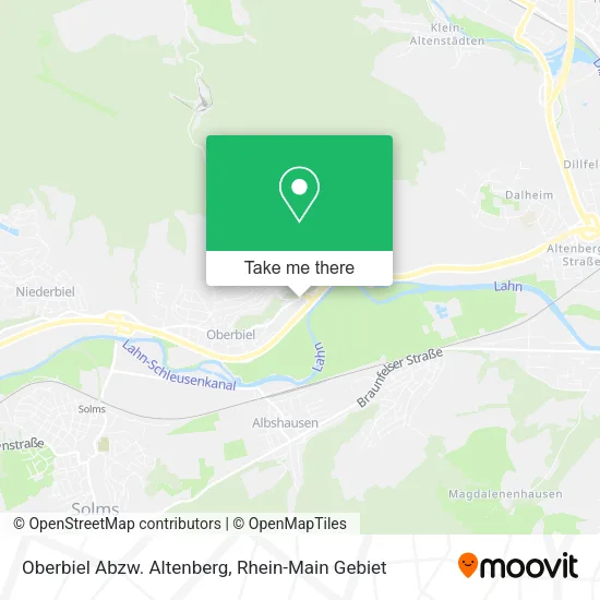 Карта Oberbiel Abzw. Altenberg