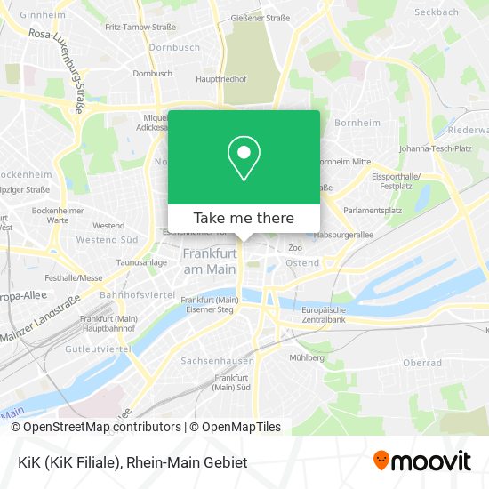 Карта KiK (KiK Filiale)