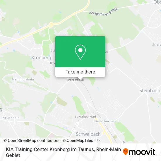 Карта KIA Training Center Kronberg im Taunus