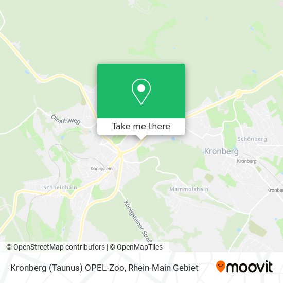 Kronberg (Taunus) OPEL-Zoo map