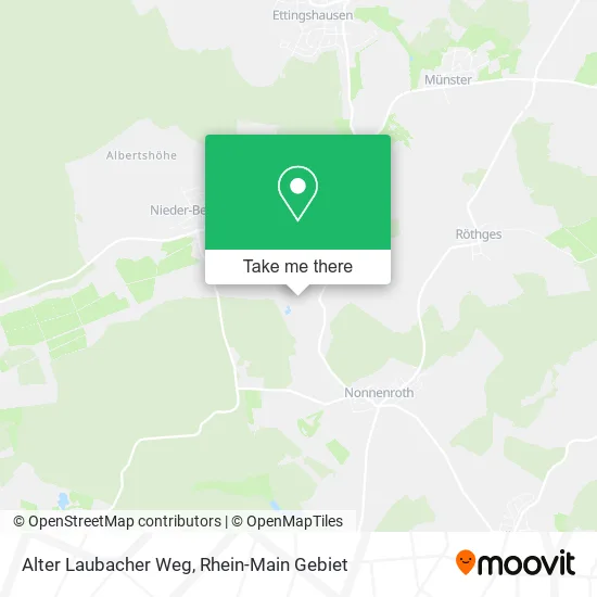 Карта Alter Laubacher Weg