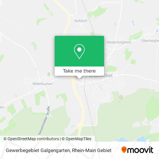 Gewerbegebiet Galgengarten map