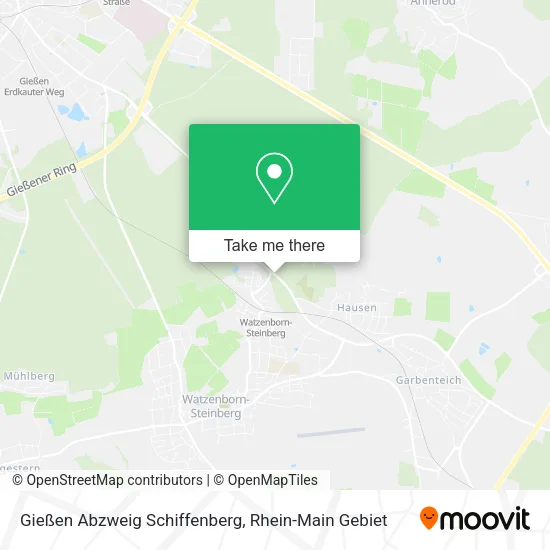 Карта Gießen Abzweig Schiffenberg