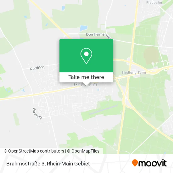 Карта Brahmsstraße 3