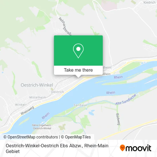 Карта Oestrich-Winkel-Oestrich Ebs Abzw.