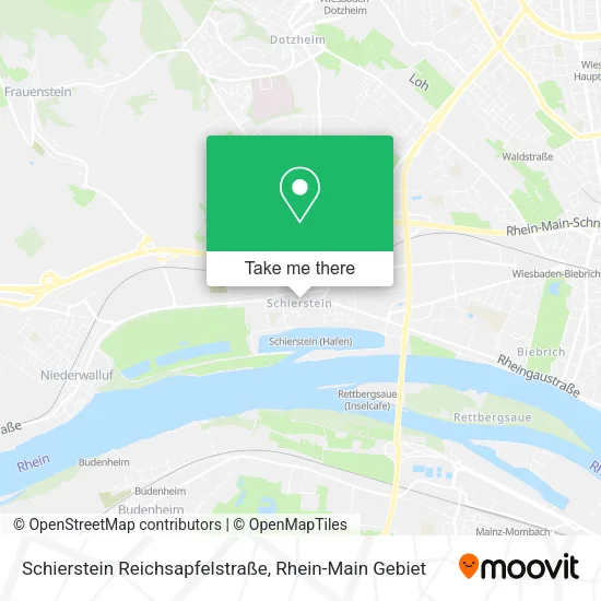 Карта Schierstein Reichsapfelstraße