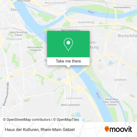 Карта Haus der Kulturen