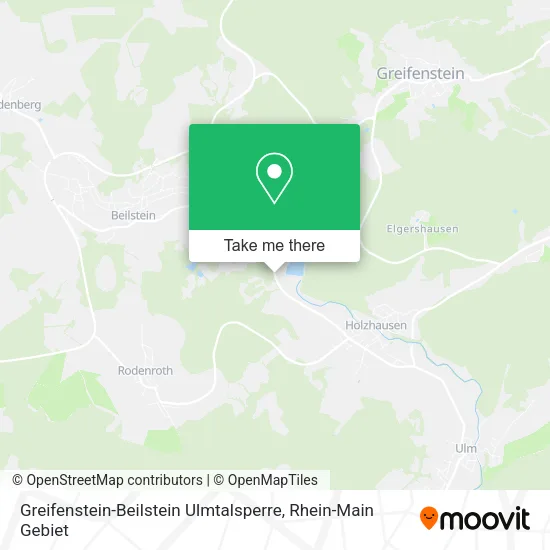 Карта Greifenstein-Beilstein Ulmtalsperre