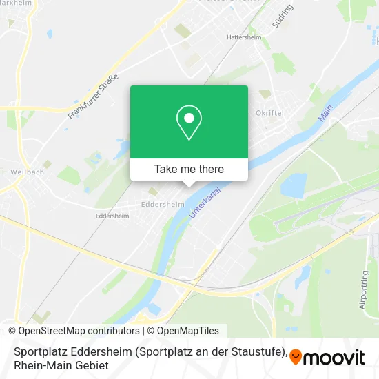 Карта Sportplatz Eddersheim (Sportplatz an der Staustufe)