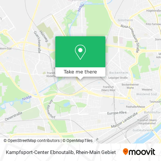 Карта Kampfsport-Center Ebnoutalib