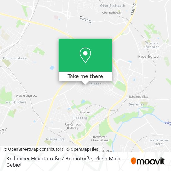 Kalbacher Hauptstraße / Bachstraße map