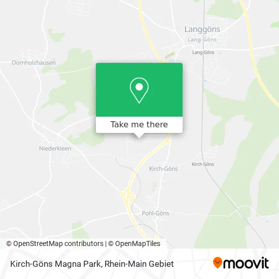 Kirch-Göns Magna Park map