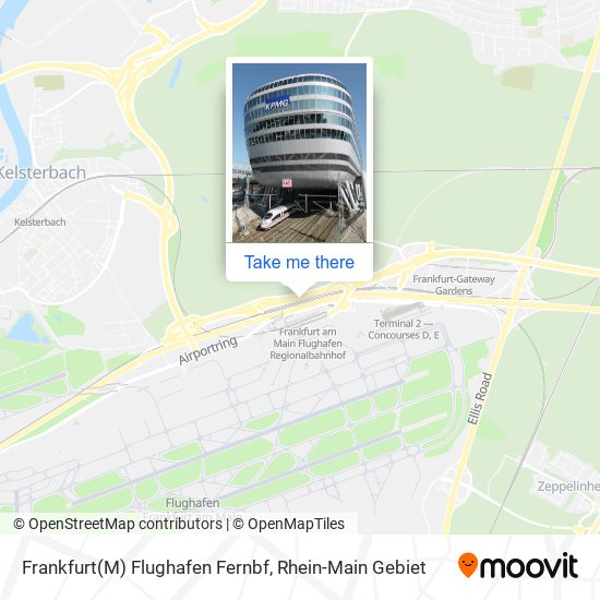 Frankfurt(M) Flughafen Fernbf map