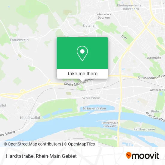 Карта Hardtstraße