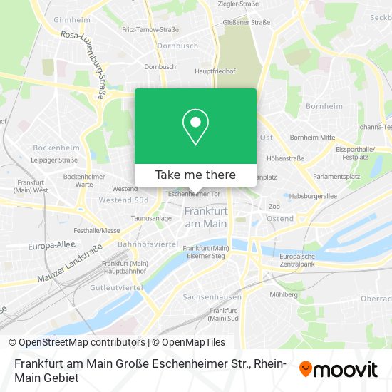 Frankfurt am Main Große Eschenheimer Str. map
