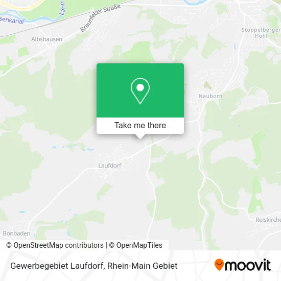 Карта Gewerbegebiet Laufdorf