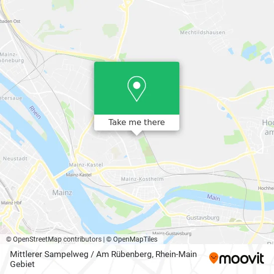 Карта Mittlerer Sampelweg / Am Rübenberg