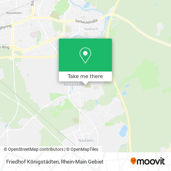 Friedhof Königstädten map