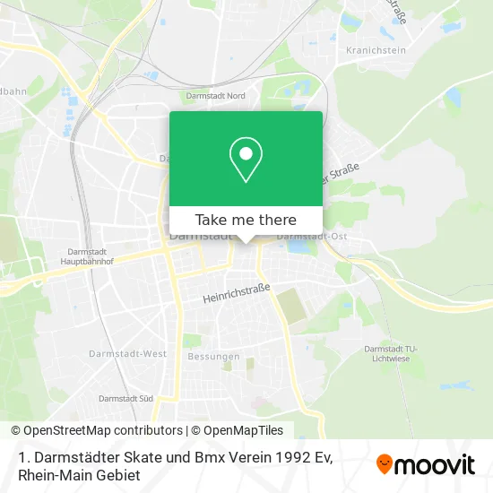 Карта 1. Darmstädter Skate und Bmx Verein 1992 Ev
