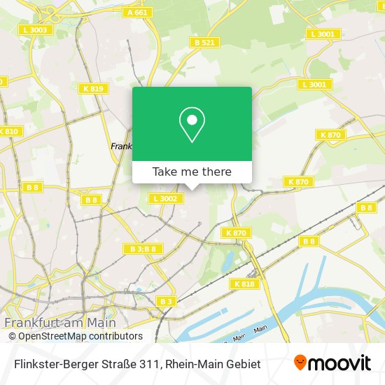 Flinkster-Berger Straße 311 map