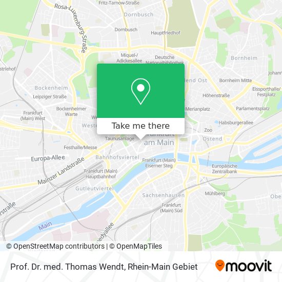 Prof. Dr. med. Thomas Wendt map