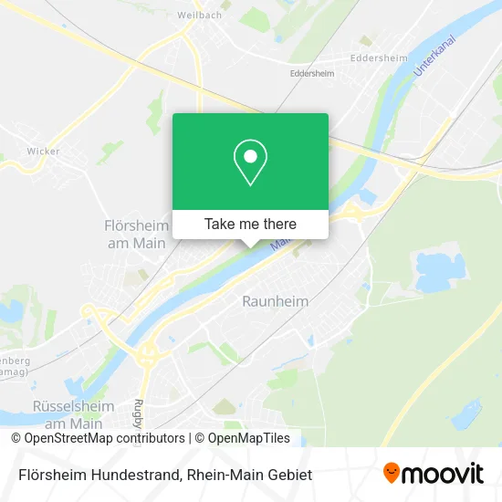 Карта Flörsheim Hundestrand