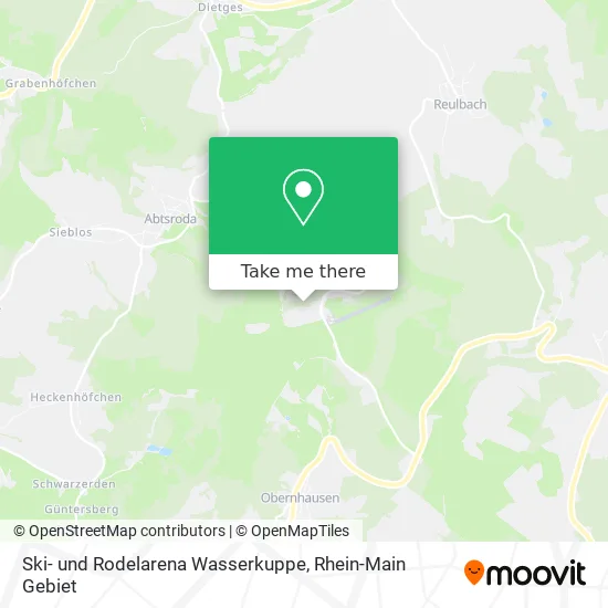 Карта Ski- und Rodelarena Wasserkuppe