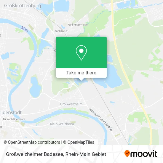 Карта Großwelzheimer Badesee