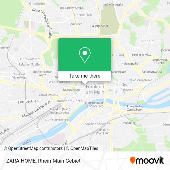 Карта ZARA HOME
