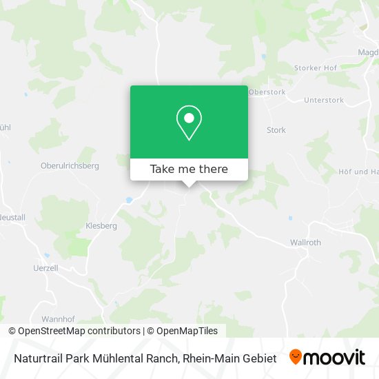 Naturtrail Park Mühlental Ranch map