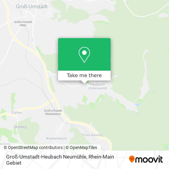 Groß-Umstadt-Heubach Neumühle map