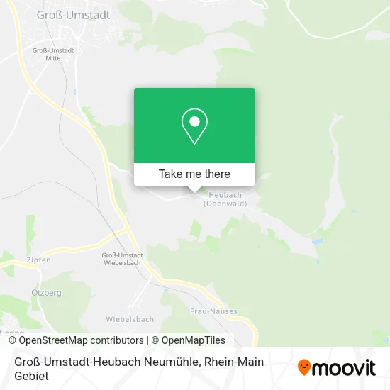 Карта Groß-Umstadt-Heubach Neumühle