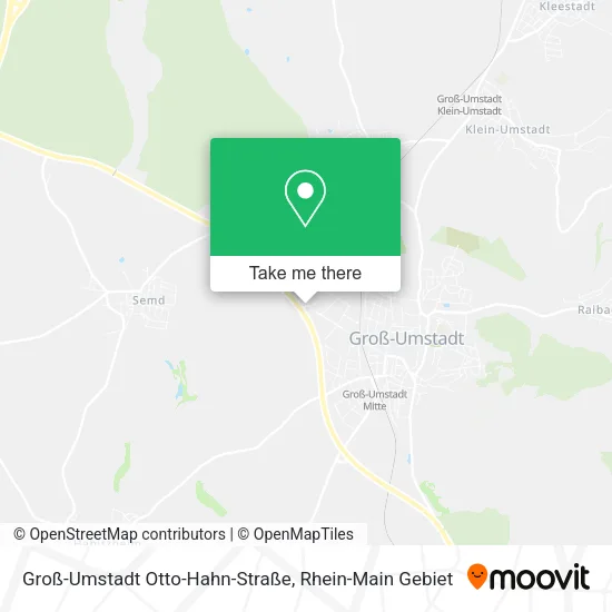 Карта Groß-Umstadt Otto-Hahn-Straße