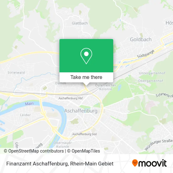 Карта Finanzamt Aschaffenburg