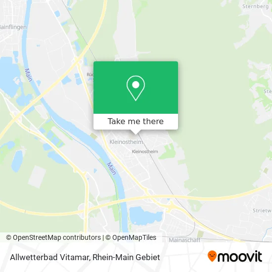 Карта Allwetterbad Vitamar