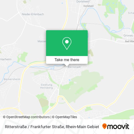 Ritterstraße / Frankfurter Straße map