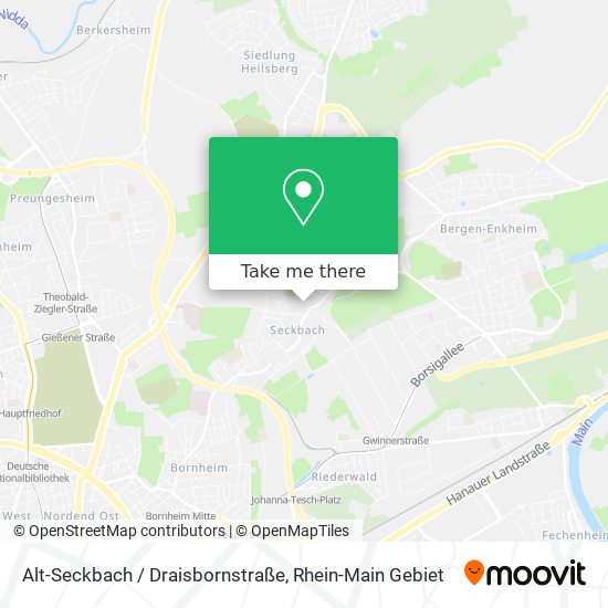 Карта Alt-Seckbach / Draisbornstraße