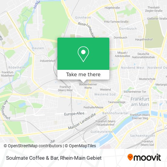 Soulmate Coffee & Bar map