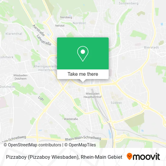 Карта Pizzaboy (Pizzaboy Wiesbaden)