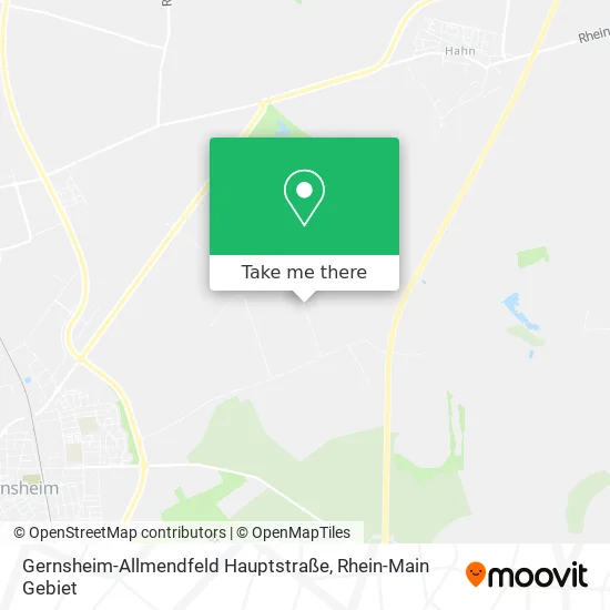 Карта Gernsheim-Allmendfeld Hauptstraße