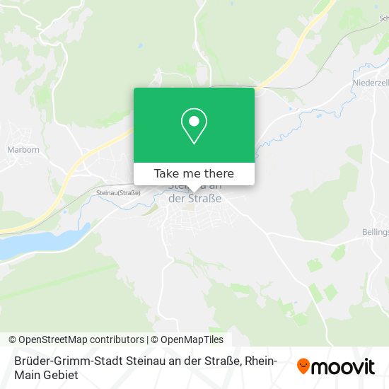 Карта Brüder-Grimm-Stadt Steinau an der Straße