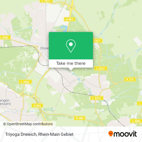 Triyoga Dreieich map