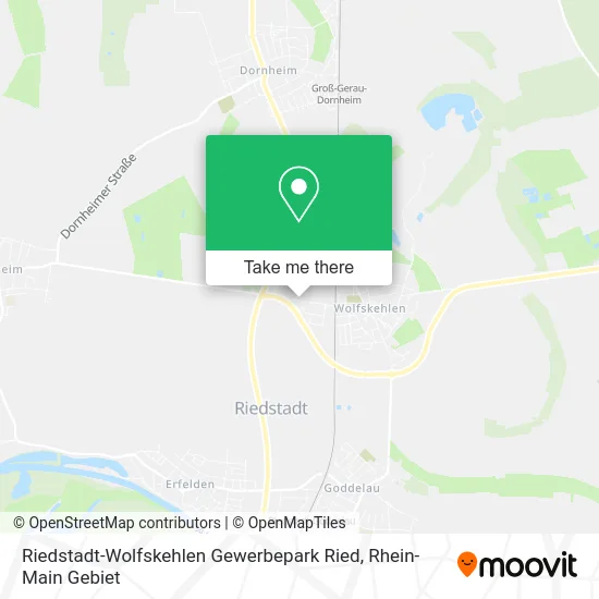 Карта Riedstadt-Wolfskehlen Gewerbepark Ried