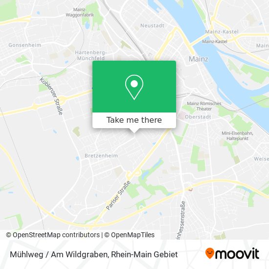 Mühlweg / Am Wildgraben map