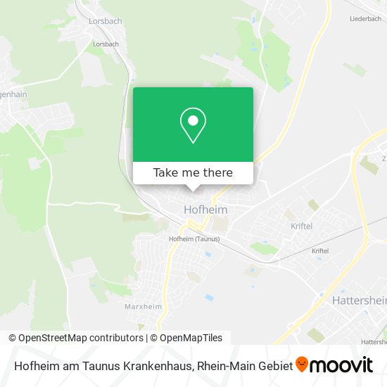 Hofheim am Taunus Krankenhaus map