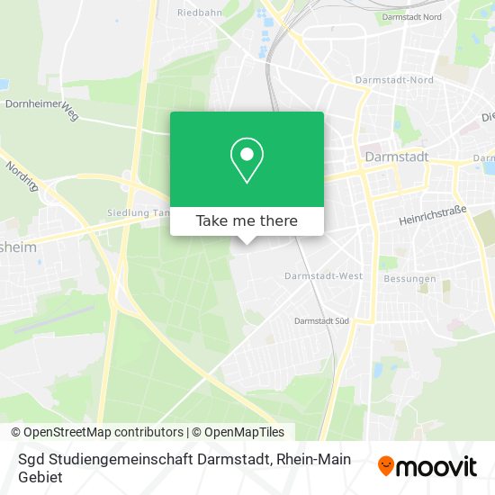 Карта Sgd Studiengemeinschaft Darmstadt