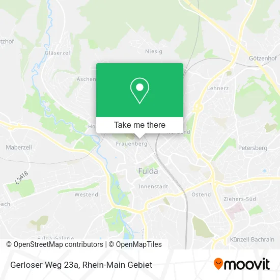 Карта Gerloser Weg 23a
