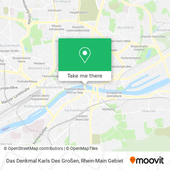 Карта Das Denkmal Karls Des Großen